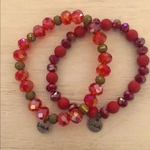 Ermish 2 set red bracelet